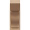 Ekena Millwork 8-in W x 16-in D x 20-in H Funston Slat Rough Cedar Woodgrain TimberThane Outlooker, Primed Tan OUTUR080X16X20FST24RCPR - alternate 4
